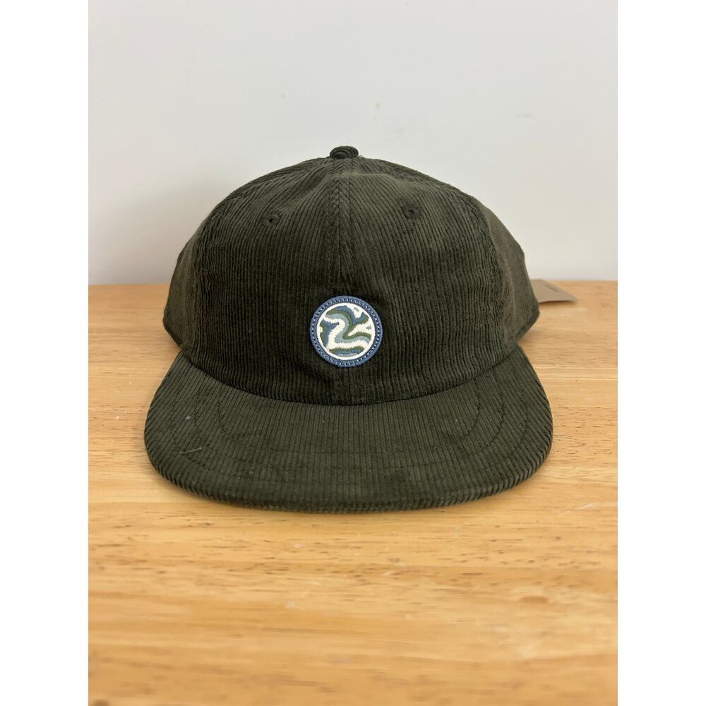 Patagonia Corduroy Cap Earth Currents Patch Pine Needle NWT - Picture 2 of 6